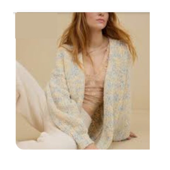 NWT- Aerie Oversized Sprinkle Cardigan Size S - Picture 1 of 13